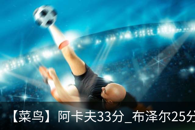【菜鸟】阿卡夫33分 布泽尔25分13板6助 伦德博格18分13板6助3断