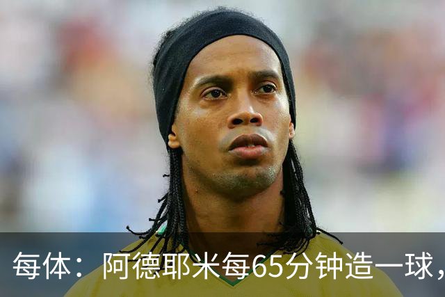 每体：阿德耶米每65分钟造一球，数据仅次亚马尔、拉菲尼亚