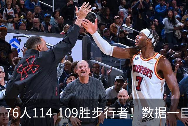 76人114-109胜步行者！数据一目了然，不是马克西，头号功臣是他