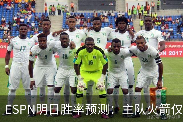 ESPN明日胜率预测：主队火箭仅44.5% 残阵雷霆55.5%仍占优